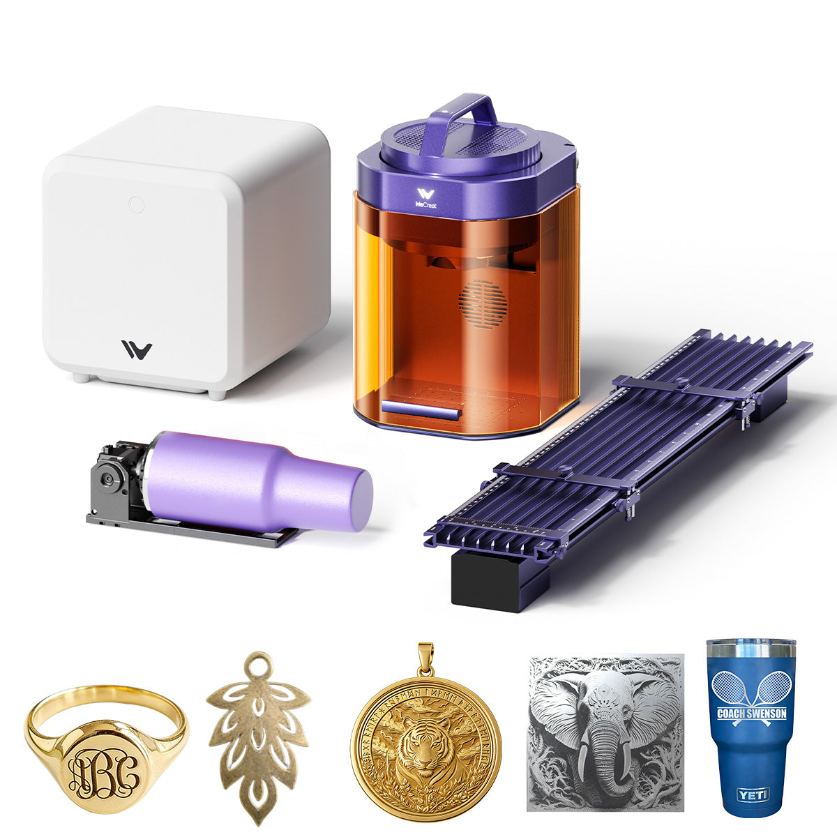 WeCreat Lumos Flex 15W Fiber & Diode Dual Laser Engraver