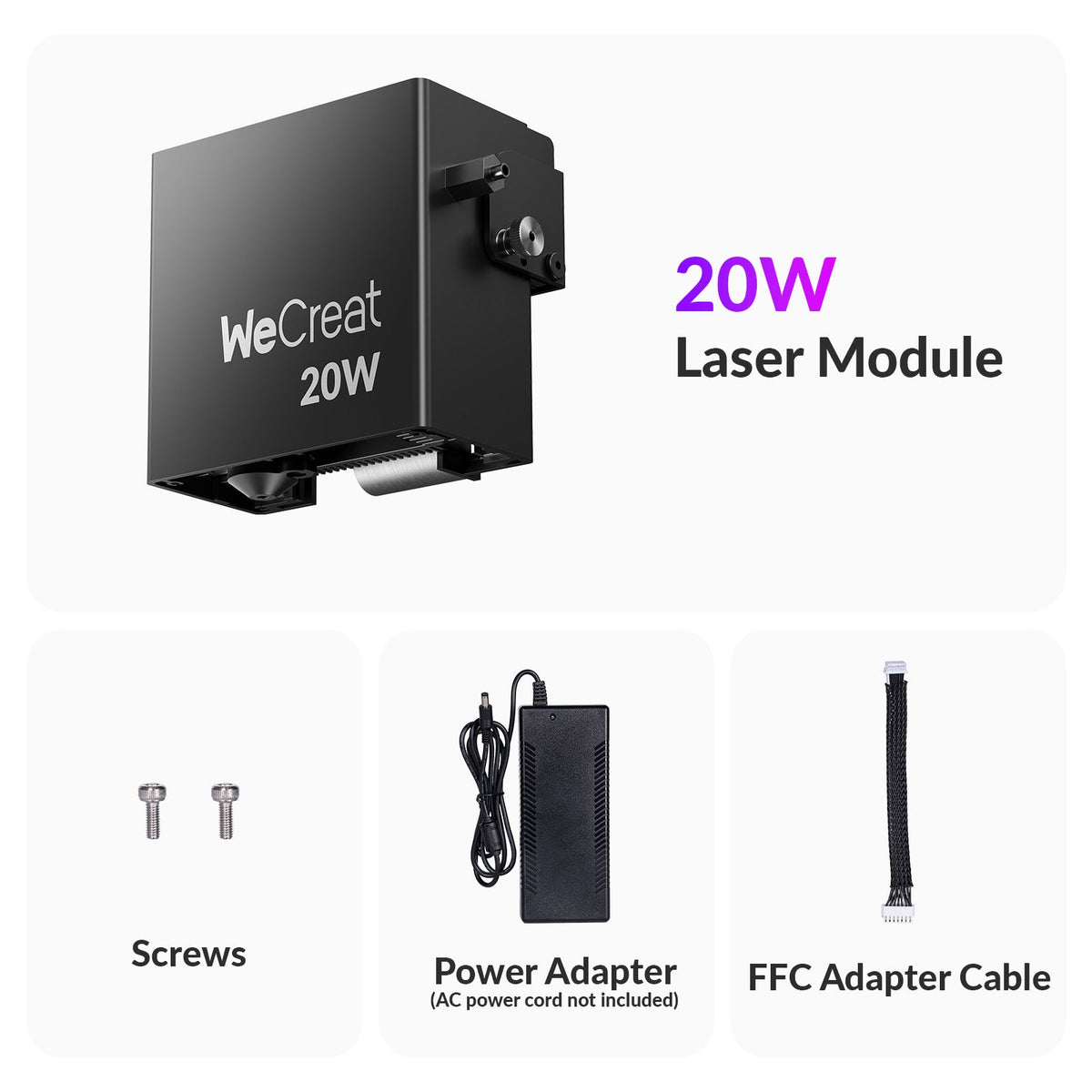 Module laser à diode WeCreat 20W pour Vista