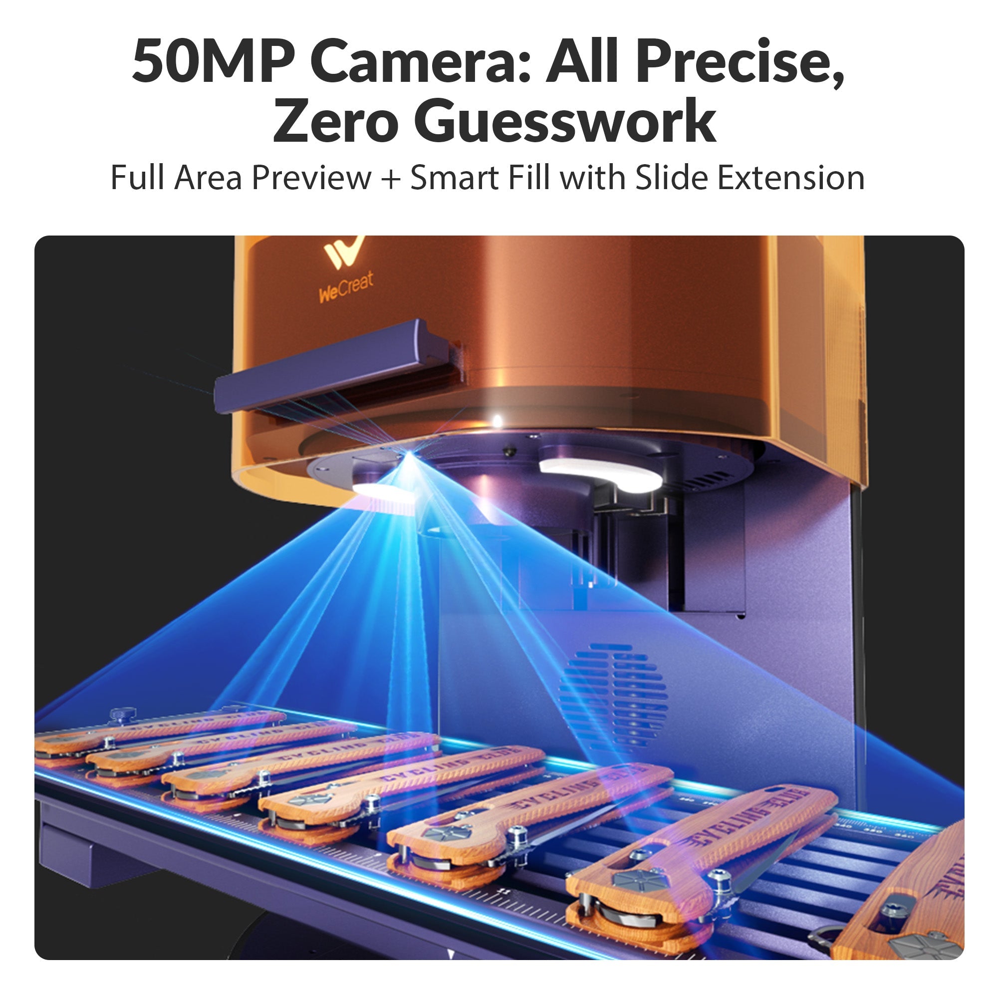 WeCreat Lumos Flex 15W Fiber & Diode Dual Laser Engraver