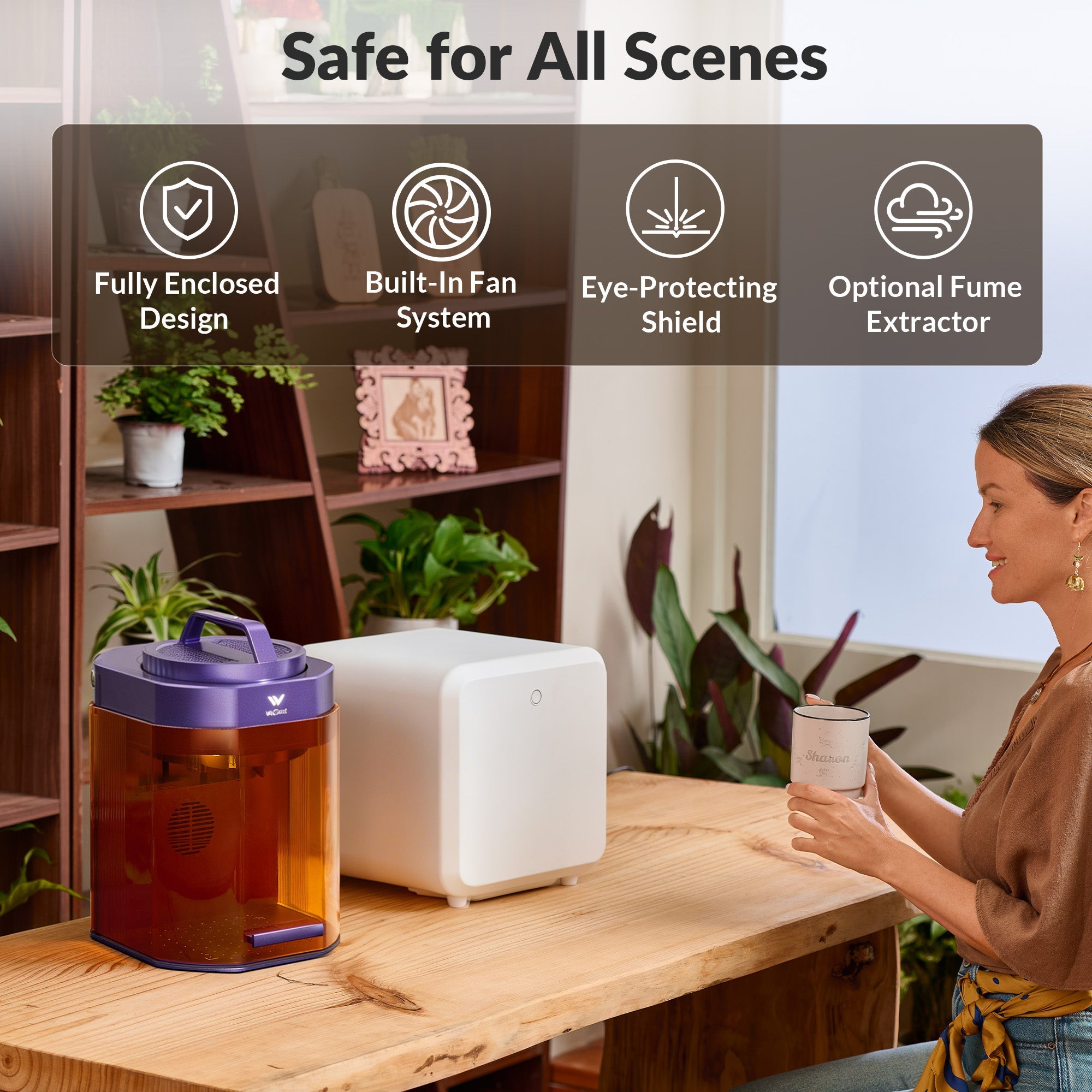 WeCreat Lumos Flex 15W Fiber & Diode Dual Laser Engraver