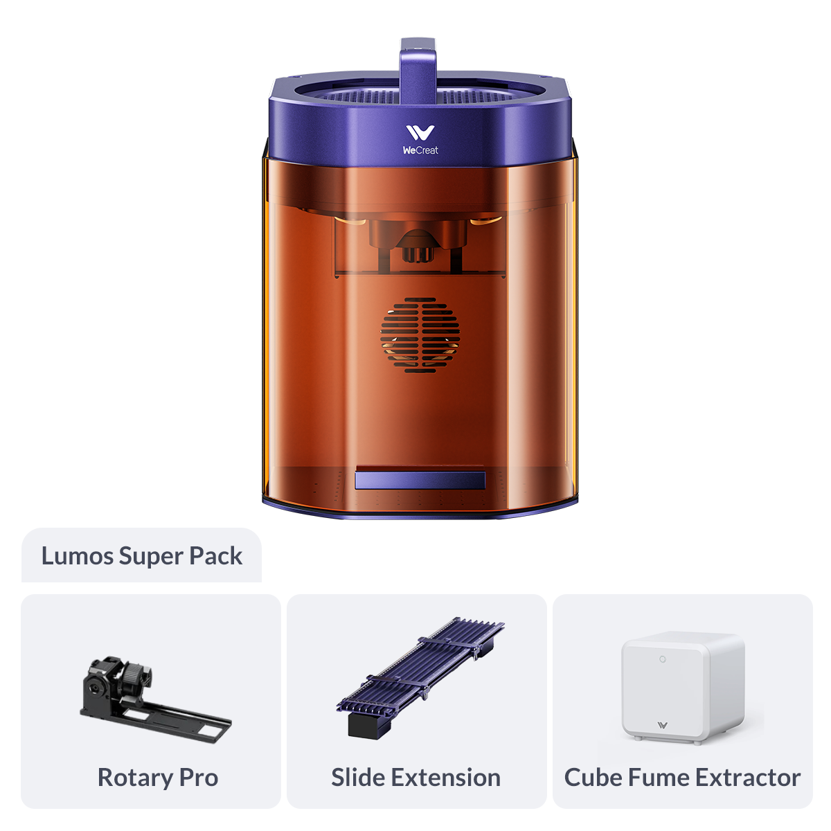 WeCreat Lumos 3W IR & 10W Diode Portable Laser Engraver