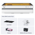 WeCreat Vista FlipLaser Engraver and Cutter