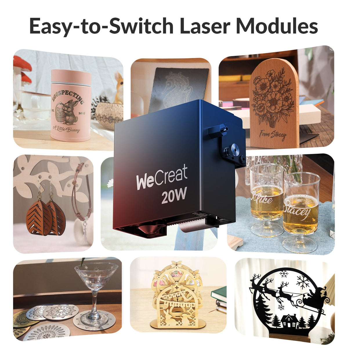 Module laser à diode WeCreat 20W pour Vista