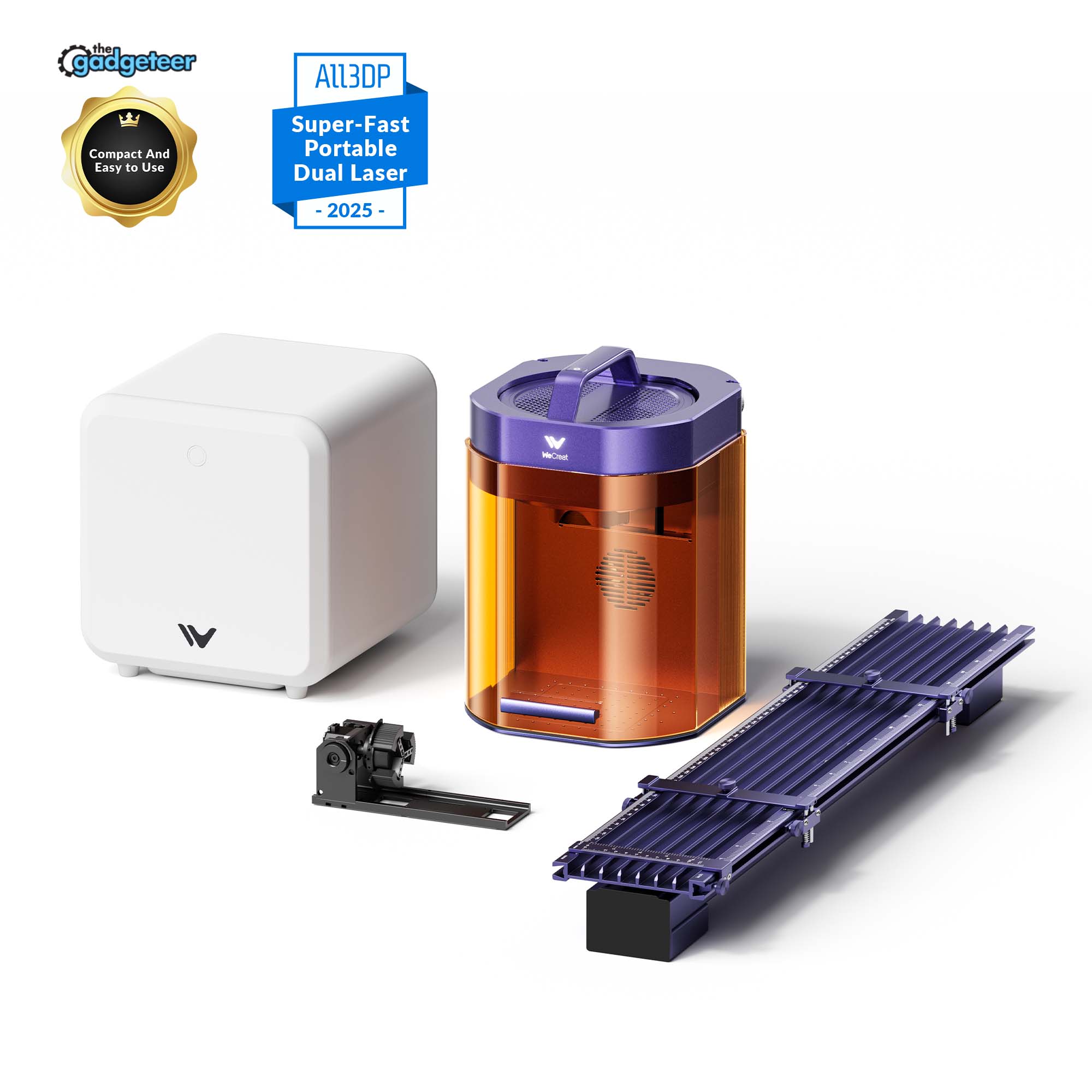 WeCreat Lumos 3W IR & 10W Diode Portable Laser Engraver