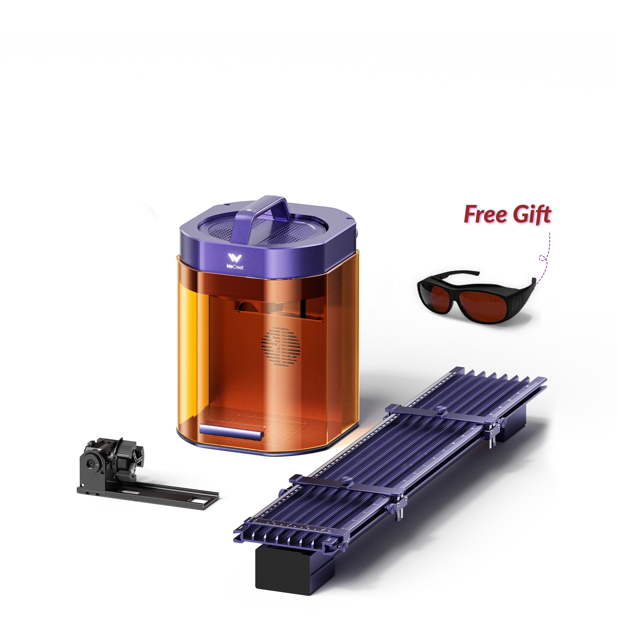 WeCreat Lumos 3W IR & 10W Diode Portable Laser Engraver