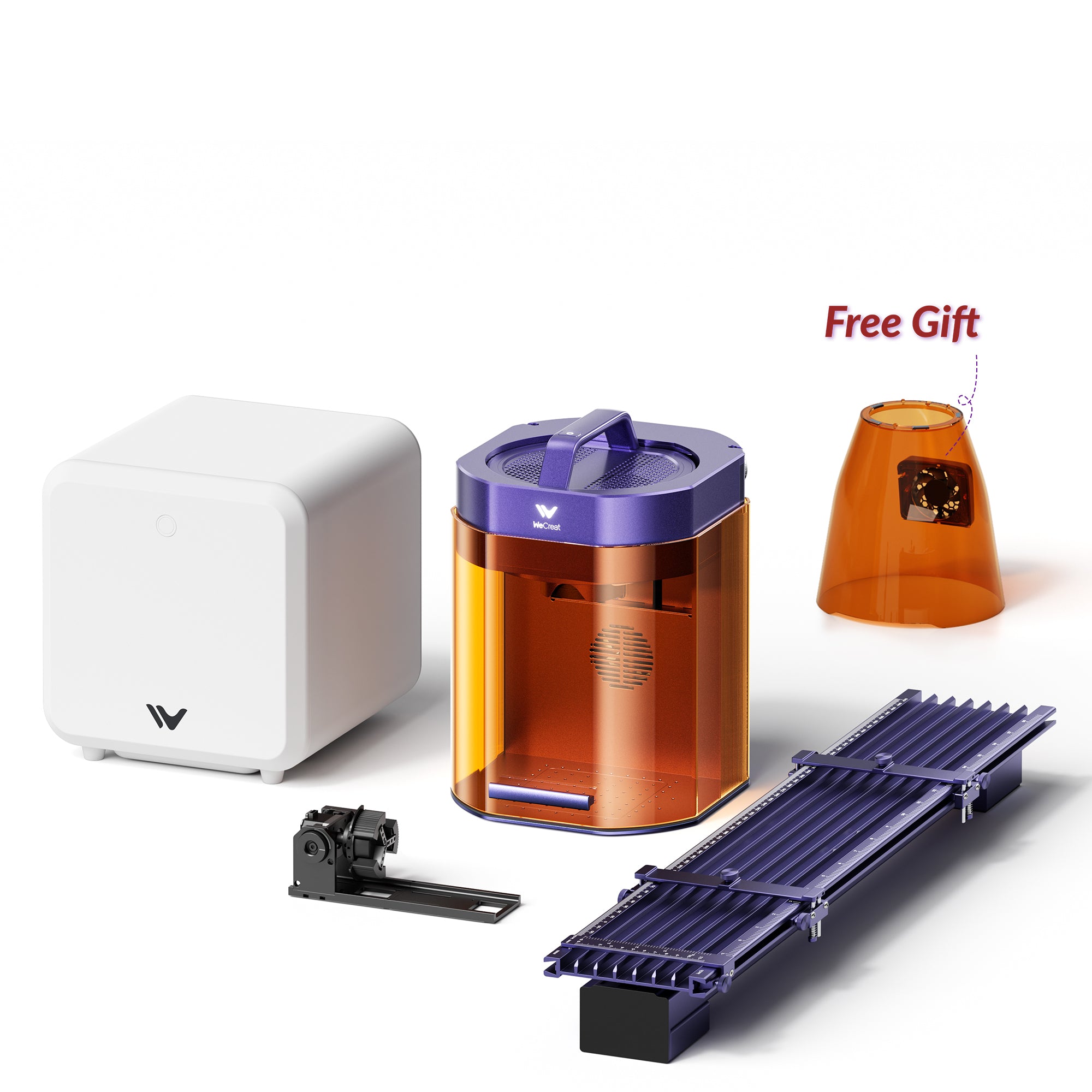 WeCreat Lumos 3W IR & 10W Diode Portable Laser Engraver