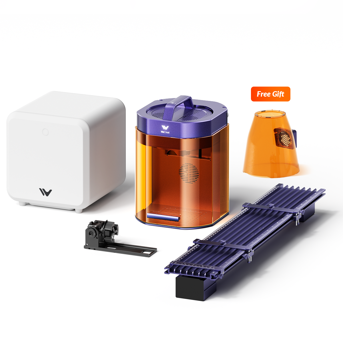 WeCreat Lumos 3W IR & 10W Diode Portable Laser Engraver